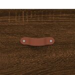 vidaXL Tables basses 2 Pièces chêne marron 50x50x40 cm bois d'ingénierie