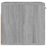 vidaXL Armoire murale Sonoma gris 80x35x36 5 cm Bois d'ingénierie