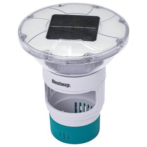 Bestway Lumière solaire flottante Blanc Ø 7 6 cm PC et ABS
