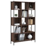 vidaXL Bibliothèque chêne marron 102x28x172 cm bois d'ingénierie