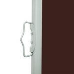 vidaXL Auvent latéral rétractable de patio 140x600 cm Marron