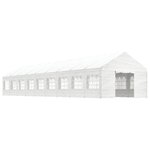 vidaXL Belvédère avec toit blanc 20 07x4 08x3 22 m polyéthylène
