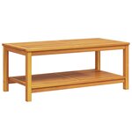 vidaXL Table basse 70x40x45 cm Bois d'acacia massif