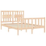 vidaXL Cadre de lit sans matelas 140x200 cm bois massif de pin