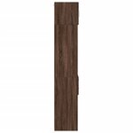 vidaXL Armoire de rangement mince chêne marron 45x42 5x225 cm