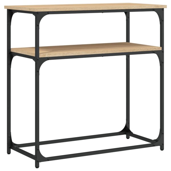 vidaXL Table console chêne sonoma 75x35 5x75 cm bois d'ingénierie