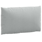 vidaXL Coussins de palette lot de 3 gris clair mélangé tissu