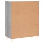 vidaXL Buffet sonoma gris 69 5x34x90 cm bois d'ingénierie