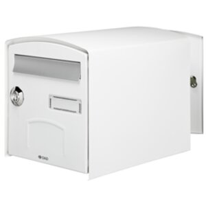 Boîte aux lettres DOME Double Face normalisée - Blanc 9016 - Decayeux