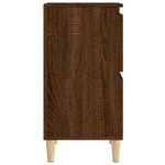 vidaXL Buffet Chêne marron 60x35x70 cm Bois d'ingénierie
