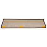 vidaXL Tapis d'escalier 15 Pièces 65x21x4 cm Marron