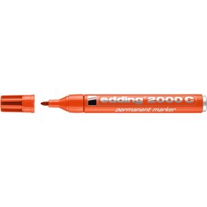 Marqueur Permanent 2000C Orange Pointe Ronde 1 5-3 mm x 10 EDDING