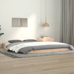 vidaXL Cadre de lit 140x190 cm bois de pin massif