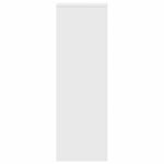 vidaXL Supports pour plantes 2 Pièces blanc 33x33x100cm bois d'ingénierie