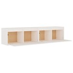 vidaXL Armoires murales 2 Pièces Blanc 80x30x35 cm Bois de pin massif