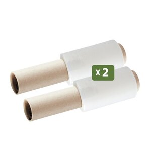 Pack and Move - Lot de 2 Film Étirable - Poignée - 150 m - Support Palette Valise Ordinateur - Protection Meuble Déménagement