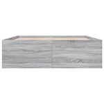 vidaXL Cadre de lit sonoma gris 160x200 cm bois d'ingénierie