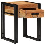 Table d'appoint vidaXL 40x40x50 cm en bois d'acacia