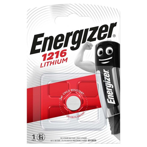 Pile bouton au Bouton Lithium CR1216 3 V 1-Blister