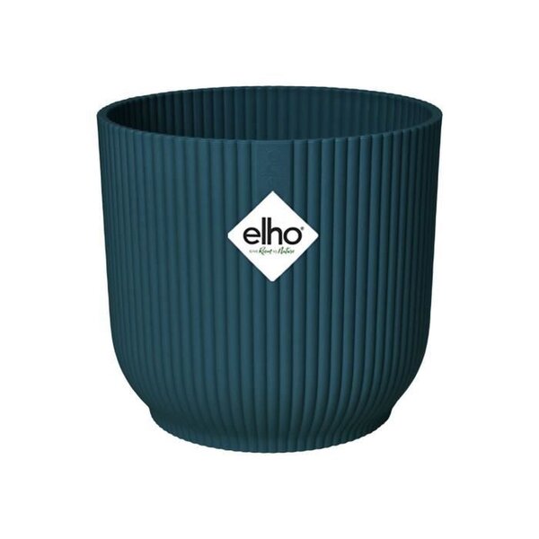 Vibes Fold Pot de fleurs rond Roues 35 - Bleu Ø 35 x 32 cm