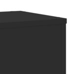 vidaXL Supports pour plantes 2 Pièces noir 30x30x50 cm bois d'ingénierie