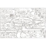 Coloriage géant 120 x 80 cm thème le zoo