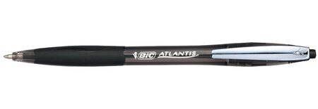 Stylo bille ATLANTIS SOFT Pte Moy. 1 mm Noir BIC