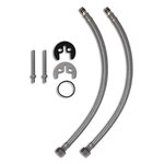 vidaXL Robinets de bidet 2 Pièces Chrome