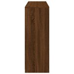 vidaXL Buffets avec lumières LED 3 Pièces chêne brun bois d'ingénierie
