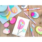 Marqueur acrylique moyen 5100 rose fluOrescent 2-3 mm EDDING