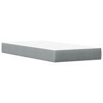 vidaXL Lit avec matelas cire marron 90x200 cm bois massif de pin