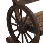 vidaXL Chaises de jardin lot de 4 Bois de sapin massif