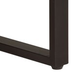 vidaXL Table basse 100x54x40 cm bois de manguier solide et fer