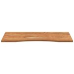 vidaXL Dessus de bureau 120x50x2 5 cm rectangulaire bois massif acacia