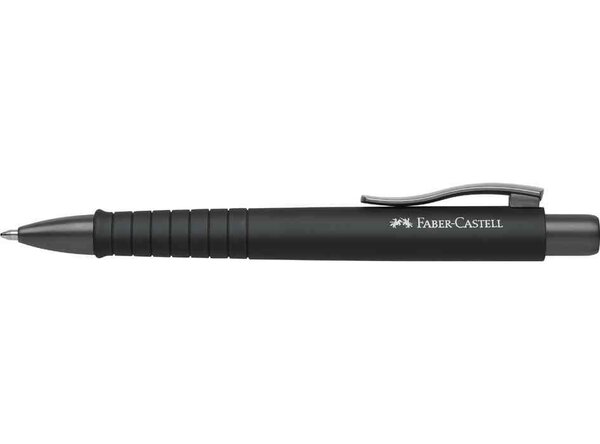 Stylo à bille rétractable POLY BALL XB, noir FABER-CASTELL