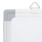 vidaXL Tableau blanc magnétique 60x40x1 7 cm aluminium