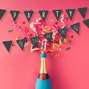 Banderole drapeau ardoise