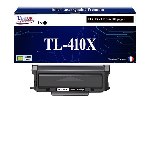 T3AZUR - Toner compatible avec Pantum M7310DW  M 7310DW  TL-410X