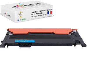 Clt-404s - 1 cartouches d'encre toner 404 cyan compatible avec samsung clt-404s clt404s 404s 404c pour imprimante xpress c430 c430w c480 c480fn c480fw