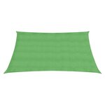 vidaXL Voile d'ombrage 160 g/m² Vert clair 4x4 m PEHD