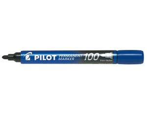 Marqueur Permanent SCA 100 Pte Ogive Fine / Moyenne Bleu PILOT