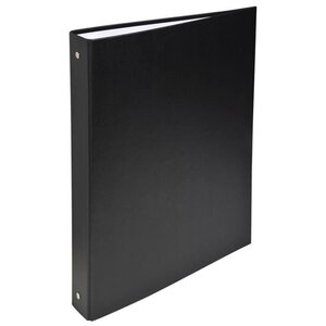 EXACOMPTA - Classeur a anneaux - Dos 40 mm - 21 x 29,7 - 4 anneaux - Remborde plastique 18/10eme - Couleur noire