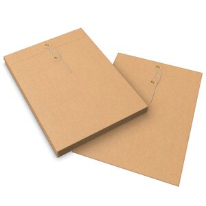 Lot de 10 enveloppes à rondelle et ficelle manille 324x229