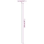 vidaXL Piquets pour plantes de jardin 30 Pièces vert 150 cm acier