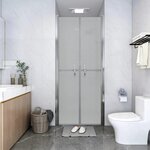 vidaXL Porte de douche ESG dépoli 101x190 cm