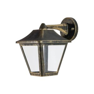 ENDURA CLASSIC TRADITION DOWN Applique Extérieure Alu E27 - Noir/Or