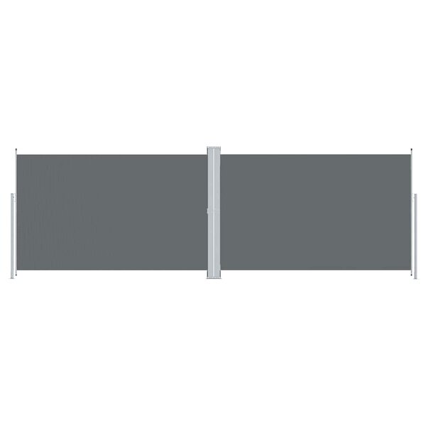 vidaXL Auvent latéral rétractable Anthracite 220x600 cm