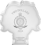 Pièce de monnaie en Argent 2 Dollars g 31.1 (1 oz) Millésime 2024 Chibi POISON IVY