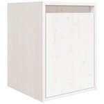 vidaXL Meubles TV 8 Pièces Blanc Bois massif de pin