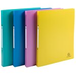 Classeur 2 Anneaux 15mm Polypropylène Forever Young - A4 - Couleurs Assorties - X 20 - Exacompta